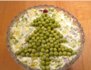 салат новогодний елочка к праздничному столу на новый год мясной салат оливье